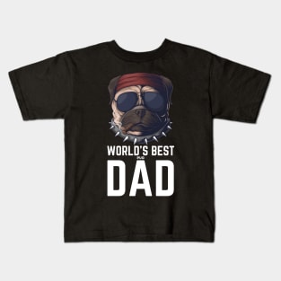 World's Best Pug Dad Kids T-Shirt